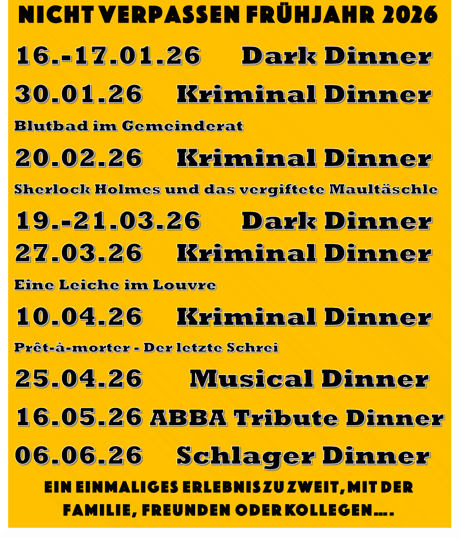 Eventkalender Dinner